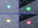 Lampy LED RGB jako kostka brukowa